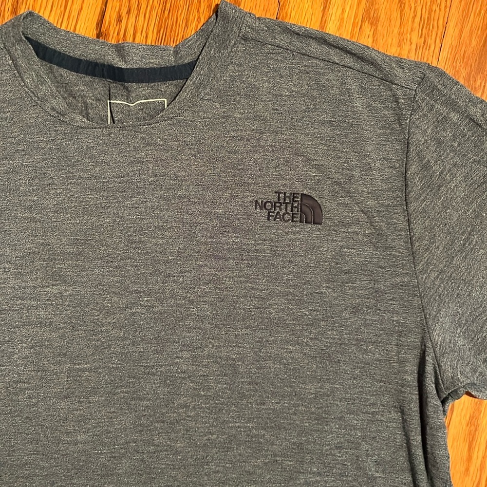 North Face Heather blue/grey Evolution Tee